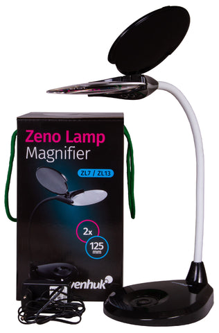 Lente de ampliação Levenhuk Zeno Lamp ZL13 Preta