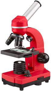 Bresser Junior Biolux SEL 40–1600x Microscope, red