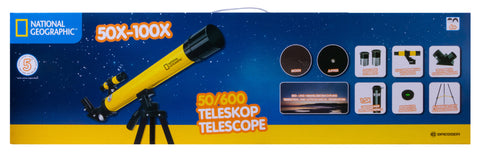 Bresser National Geographic 50/600 AZ Telescope with Mount