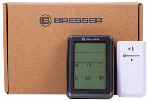 Bresser MyClimate Thermo/Hygrometer Clock, black