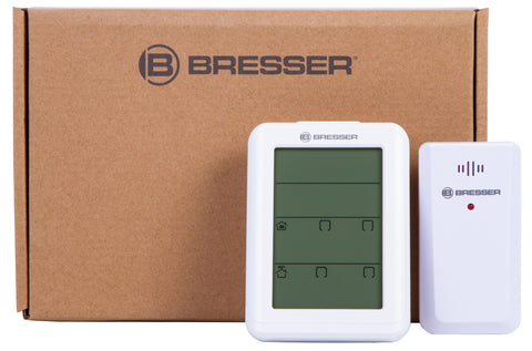 Bresser MyClimate Thermo/Hygrometer Clock, white