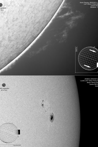 Telescópio solar LUNT LS130THa/B1800 H-alpha