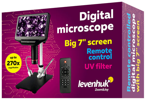 Microscópio com controlo remoto Levenhuk DTX RC4