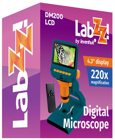 Microscópio Digital Levenhuk LabZZ DM200 LCD