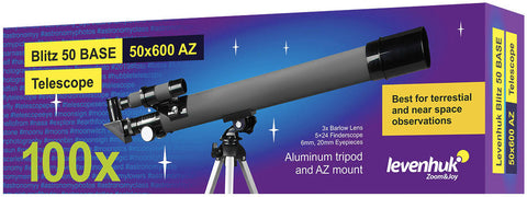 Telescópio Levenhuk Blitz 50 BASE