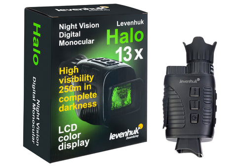 Monocular digital de visão nocturna Levenhuk Halo 13x