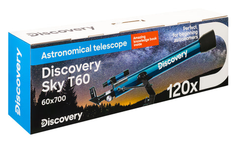 Telescopio Discovery Sky T60 con libro