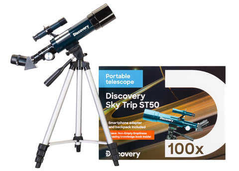 Telescópio Discovery Sky Trip ST50 com livro