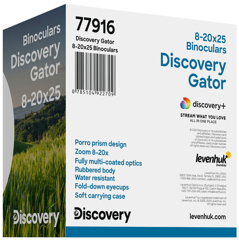 Binóculos Discovery Gator 8-20x25
