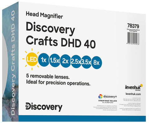 Lupa de cabeza Discovery Crafts DHD 40
