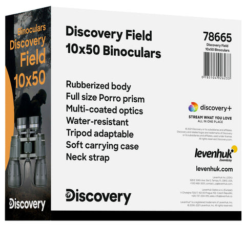 Binóculos Discovery Field 10x50