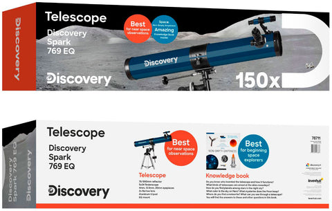 Telescopio Discovery Spark 769 EQ con libro