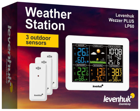 Estação meteorológica Levenhuk Wezzer PLUS LP60