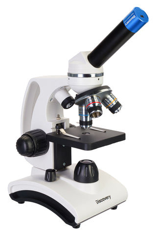 Microscópio digital Discovery Femto Polar com livro