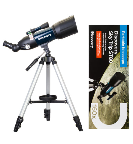 Discovery Sky Trip ST80 Telescope with book