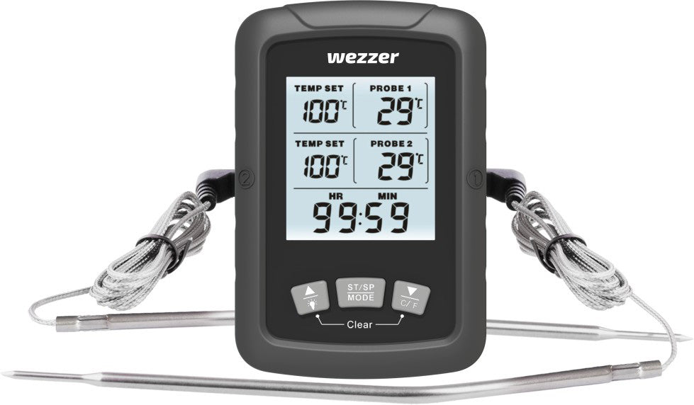 Termómetro E Higrómetro Digital Para Sauna Con Sonda Térmica Cableada Y Respaldo Magnetico Wezzer Sn20 Levenhuk Termómetro E Higrómetro Digital Para Sauna Con Sonda Térmica Cableada Y Respaldo Magnetico Wezzer Sn20 Levenhuk