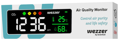 Monitor de qualidade do ar Levenhuk Wezzer Air MC50