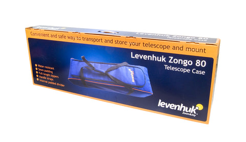 Mala para telescópio Levenhuk Zongo 80; Grande, Azul