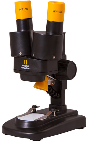 Microscópio estéreo 20x Bresser National Geographic