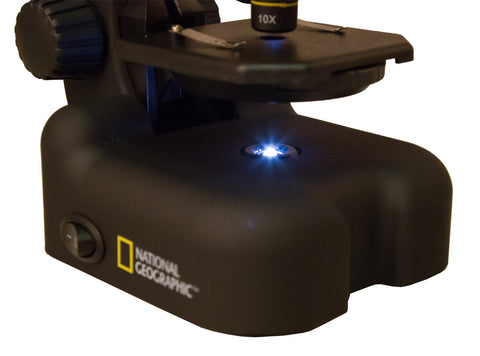 Microscopio Bresser National Geographic 40-640x con adaptador para smartphone