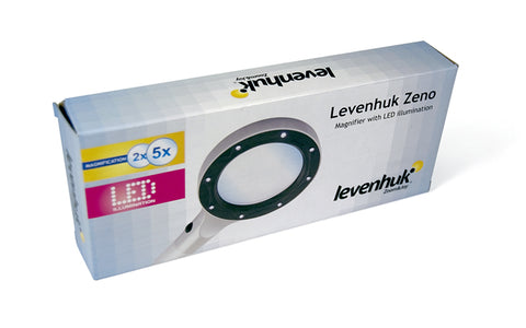 Lupa Levenhuk Zeno 100, 2,5/5 aumentos, 78/19 mm, metal