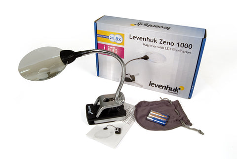 Lupa Levenhuk Zeno 1000 LED, 2,5/5x, 88/21 mm