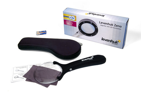 Levenhuk Zeno 60 LED Magnifier, 2.5/5x, 88/21 mm