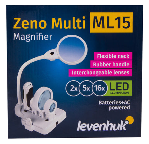 Levenhuk Zeno Multi ML15 White Magnifier