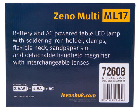 Levenhuk Zeno Multi ML17 Black Magnifier