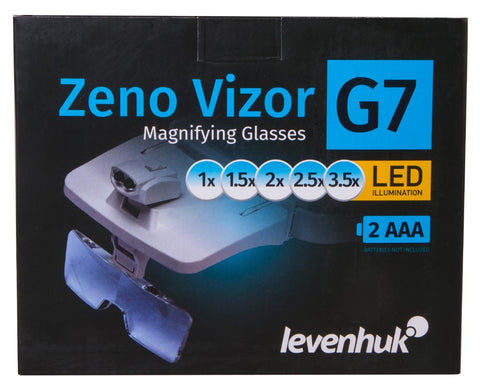 Óculos de ampliação Levenhuk Zeno Vizor G7