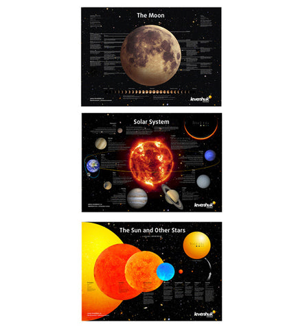 Conjunto de cartazes espaciais Levenhuk