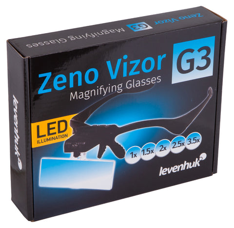 Óculos de ampliação Levenhuk Zeno Vizor G3