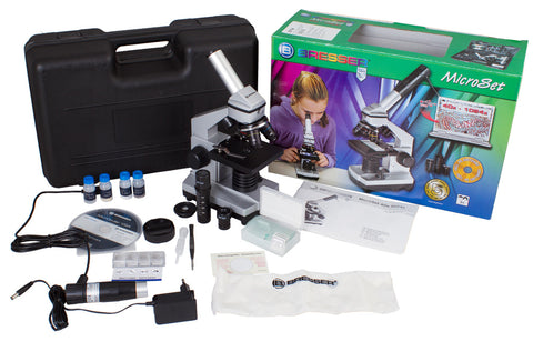 Bresser Junior 40–1024x Microscope, with Case