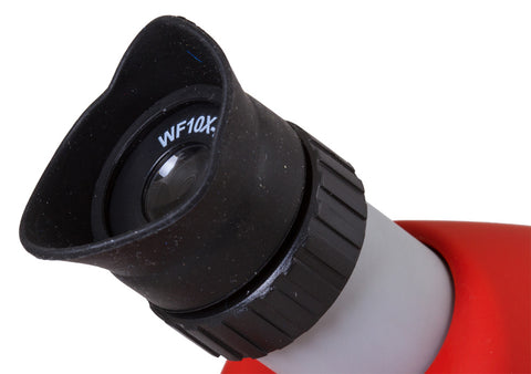 Microscópio Bresser Junior 40-640x, vermelho