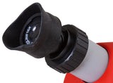 Bresser Junior 40–640x Microscope, red