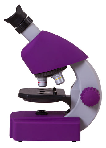 Microscópio Bresser Junior 40-640x, violeta