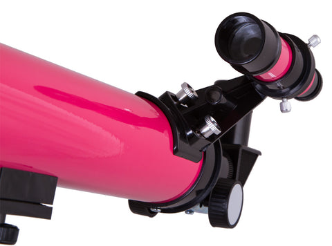 Telescópio Bresser Junior Space Explorer 45/600 AZ, cor-de-rosa