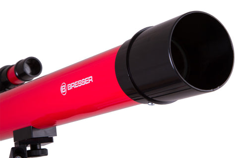 Telescopio Bresser Junior Space Explorer 45/600 AZ, rojo